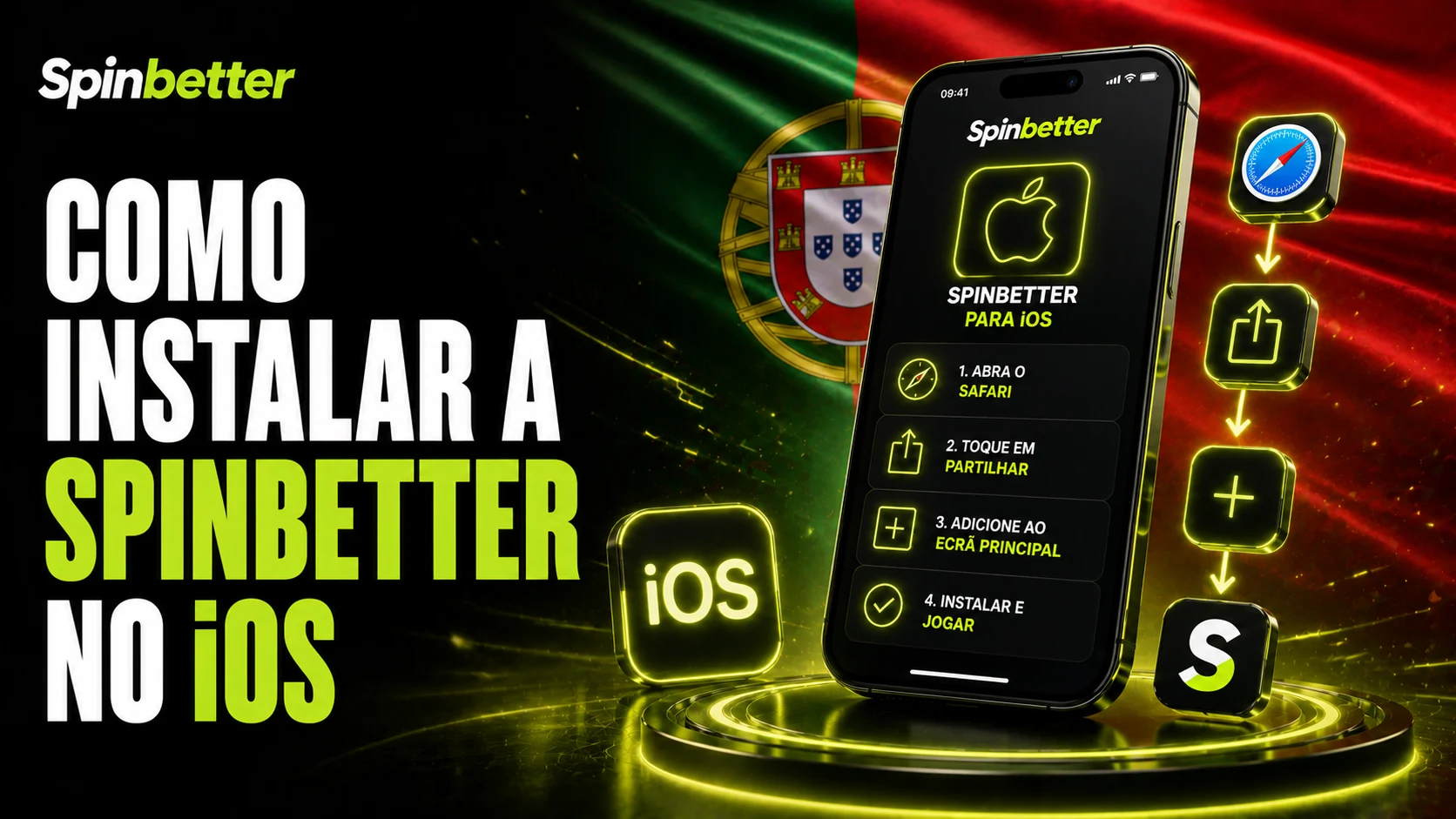 Como instalar o SpinBetter no iOS