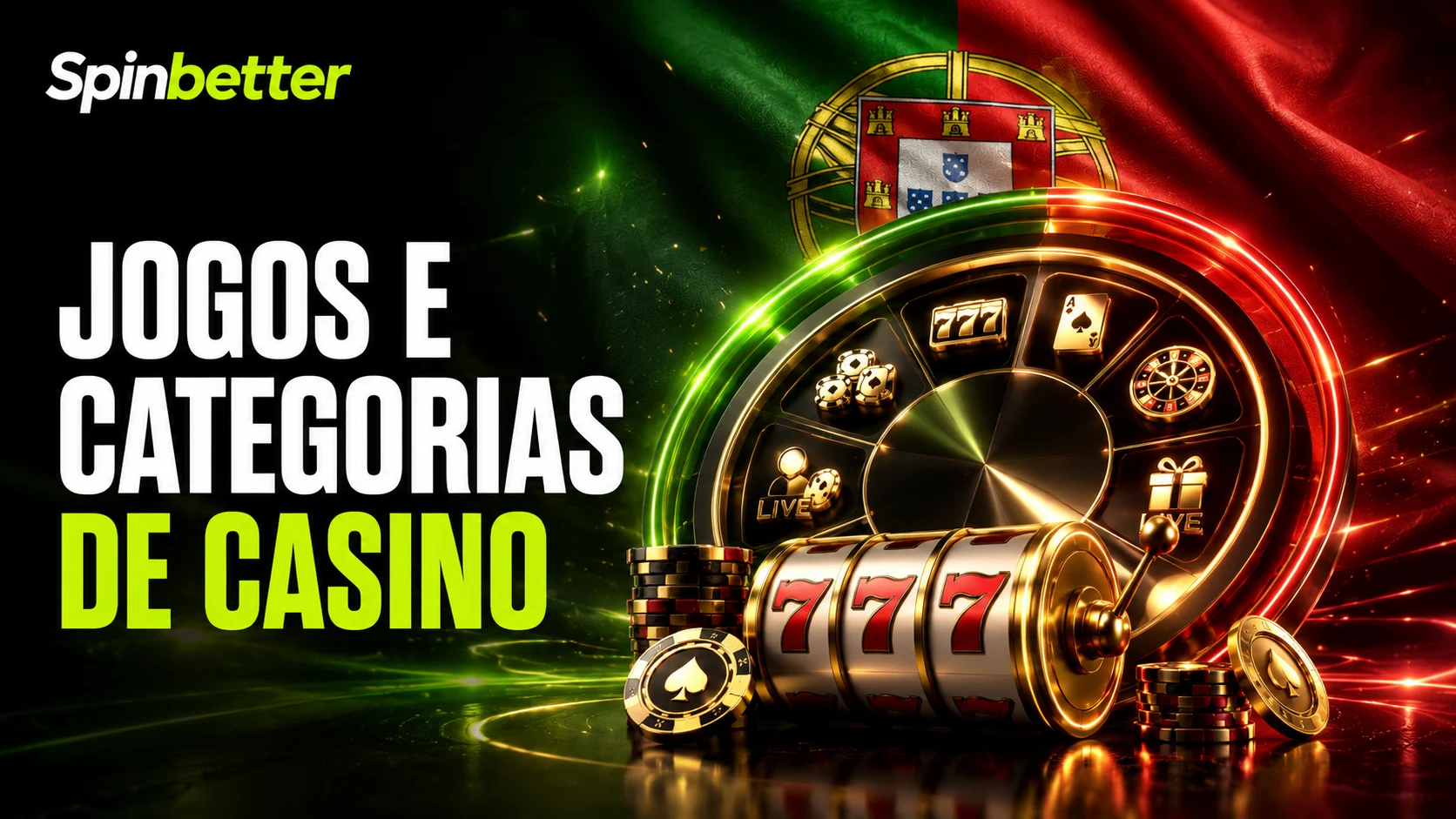 Jogos e categorias de casino da SpinBetter