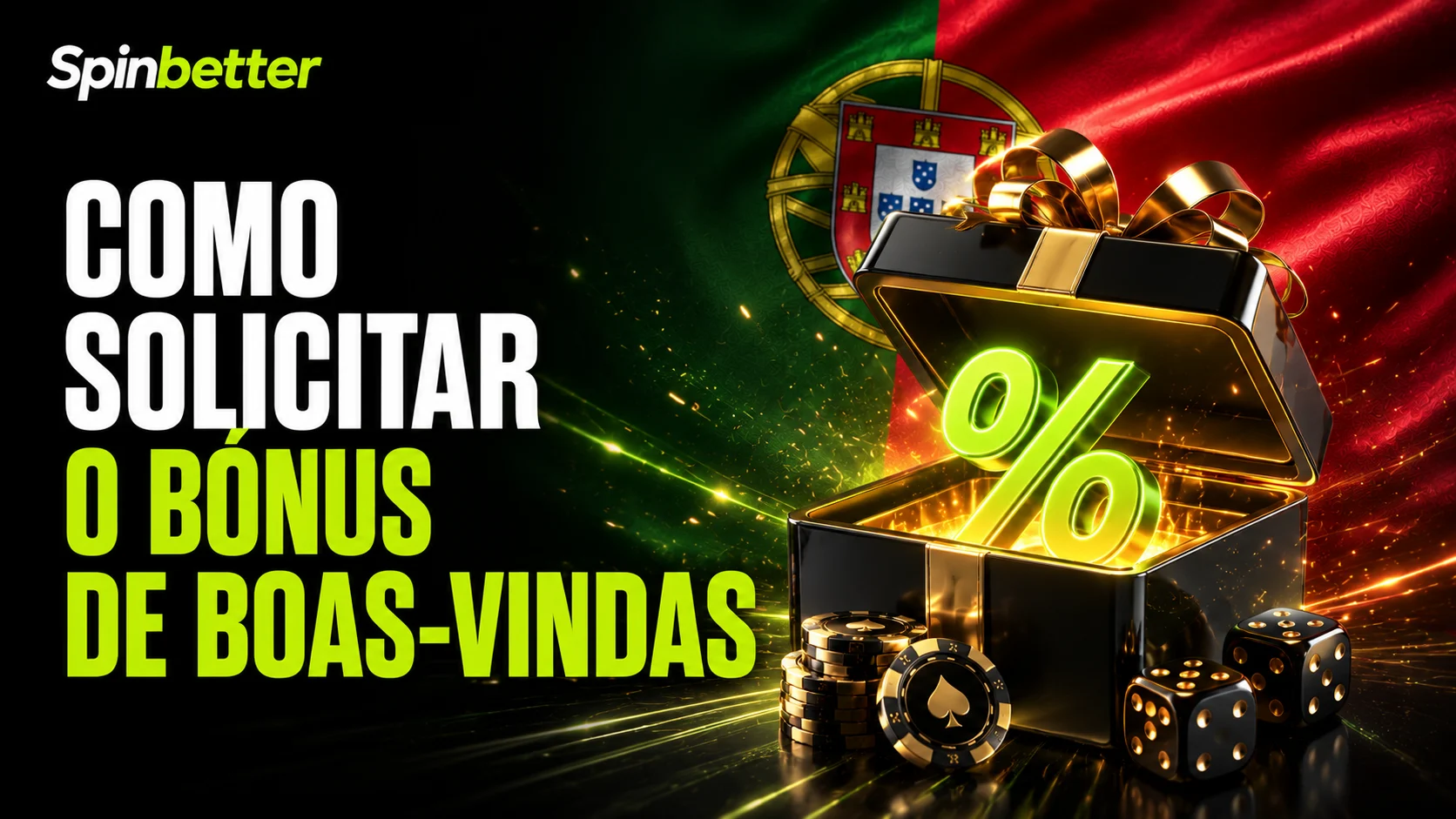 Como solicitar o bónus de boas-vindas da SpinBetter