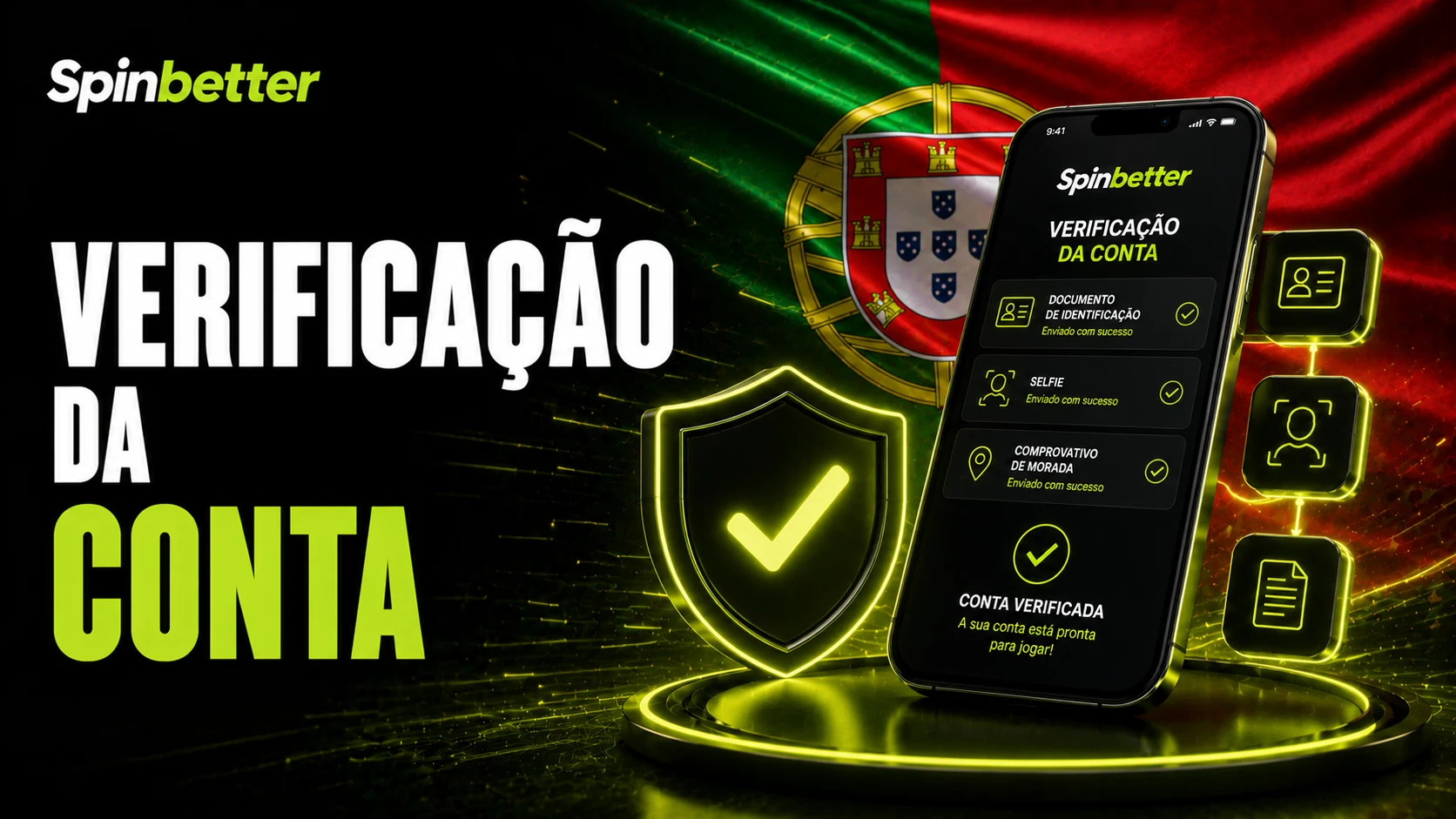 Verificação da conta SpinBetter